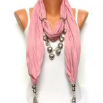 Foulard gioiello rosa