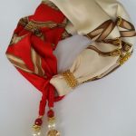 Foulard gioiello rosso