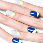 Nail art blu