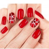 Nail art rossa