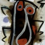 Joan Miró Untitled, 1977 Oil and charcoal on canvas, 100x80,5 cm © Successió Miró by SIAE 2017 Archive Fundació Pilar i Joan Miró a Mallorca © Joan Ramón Bonet & David Bonet