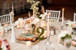 Centrotavola matrimonio shabby chic