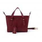 Borsa a mano mini in pelle stampata Career by Borbonese