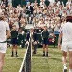 Bjorn Borg (Sverrir Gudnason) e John McEnroe (Shia LaBeouf) nel film di Janus Metz