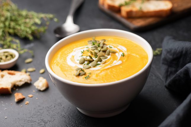 Vellutata di zucca e zenzero
