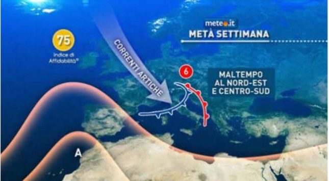 Meteo di fine novembre: freddo e pioggia per un autunno “invernale”