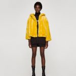Zara pelliccia ecologica gialla