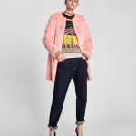 Zara pelliccia rosa corta