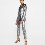 Tailleur argento by Bershka