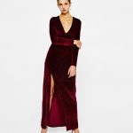 Vestito in velluto by Bershka