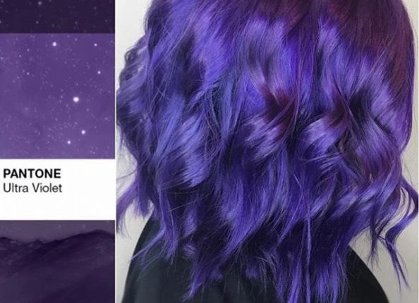 Capelli ultra violet, il colore del 2018.