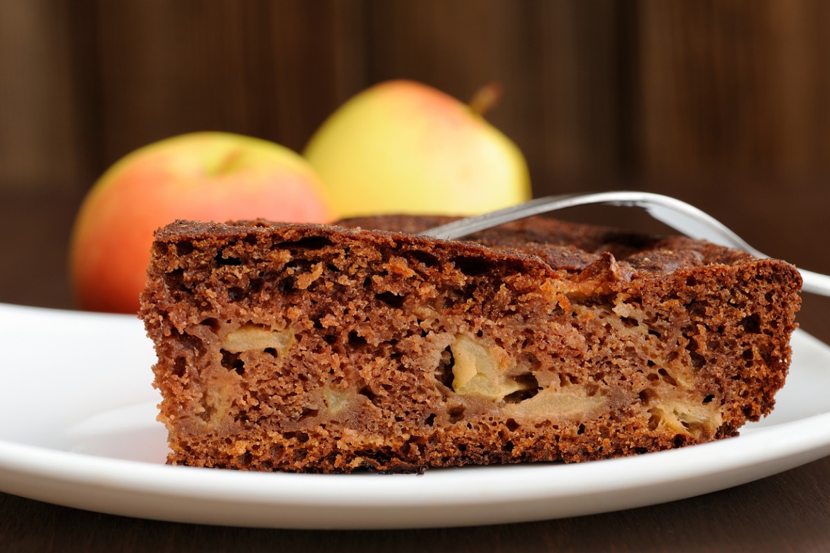 Torta di mele e cioccolato