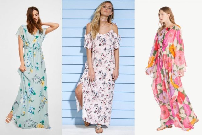 Vestiti lunghi a fiori