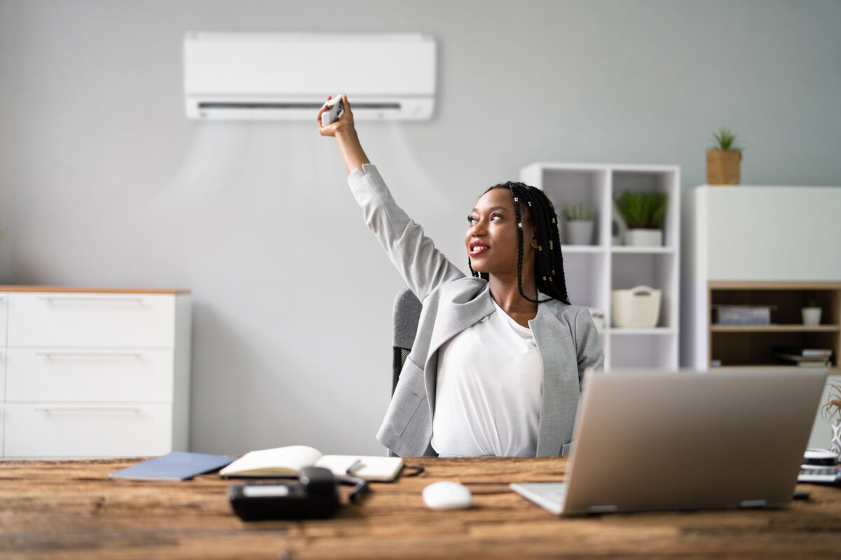 Aria condizionata in ufficio gradi e uso corretto