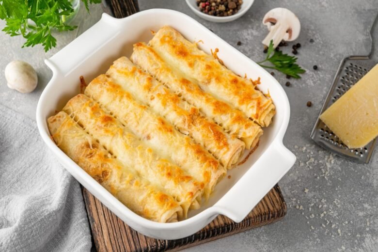 Crespelle prosciutto e funghi