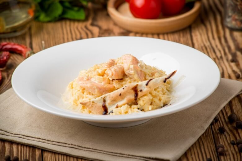 Risotto al salmone e yogurt