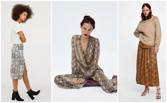 Stampa pitonata trend autunno inverno 2018-2019.