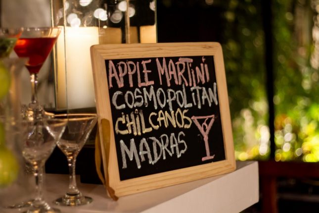 Open bar matrimonio