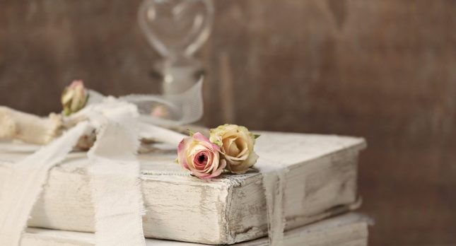 Segnaposto in stile shabby chic.