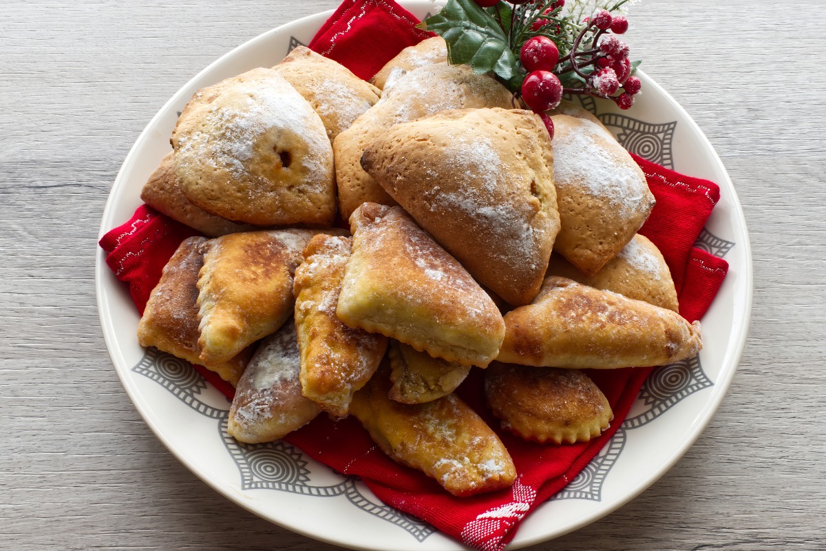 Tortellini fritti alla crema