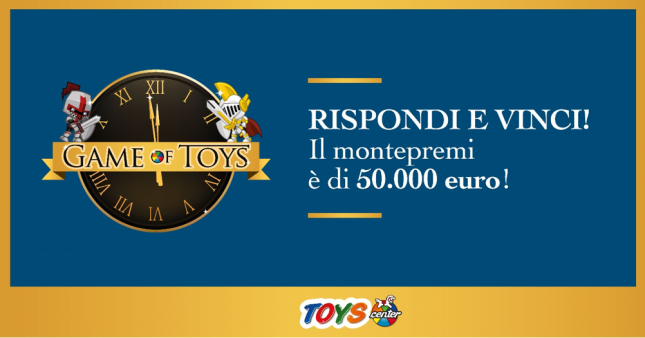 Partecipa al concorso di Toys Center: avrai la possibilità di vincere premi fino a 50.000 euro!