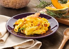Pasta al forno con la zucca