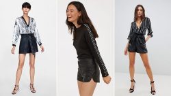 Shorts di pelle