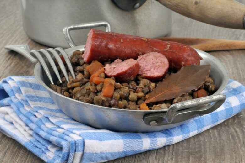 Lenticchie e salsiccia