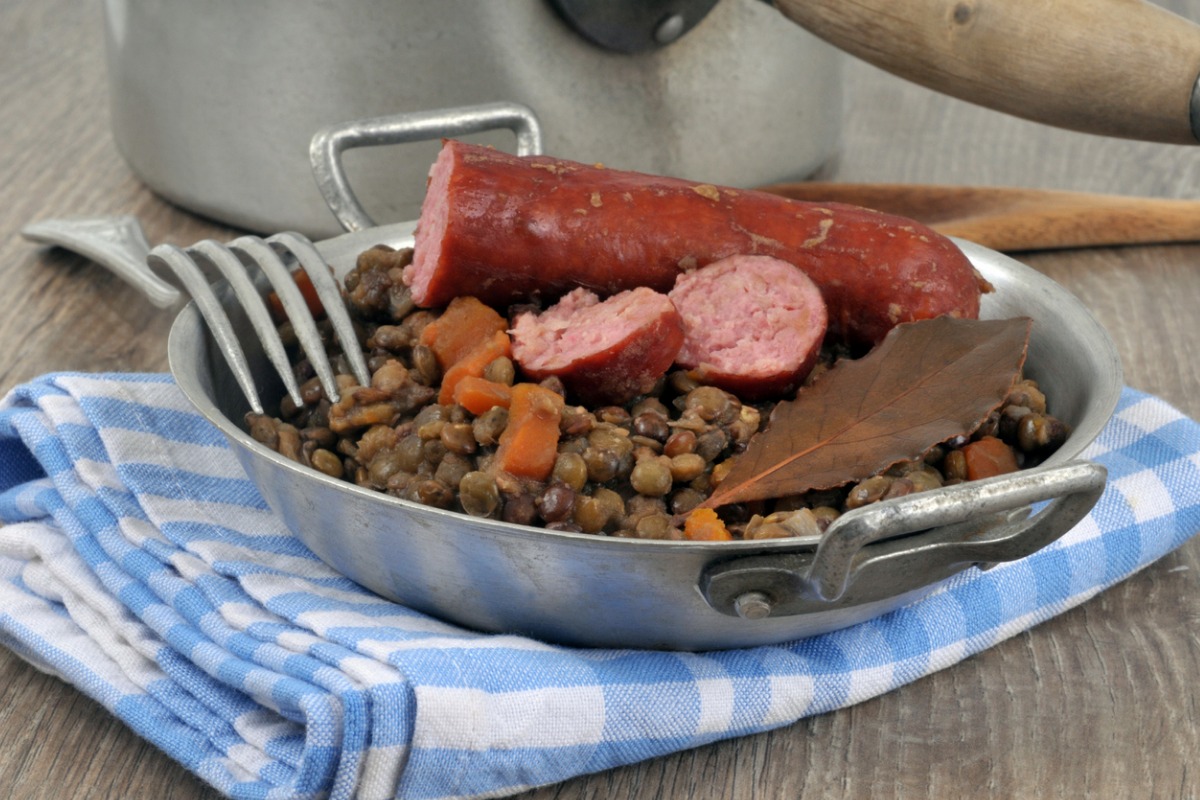 Lenticchie e salsiccia