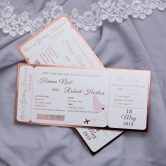 Matrimonio tema viaggio. Foto partecipazionimatrimoniolaser.it