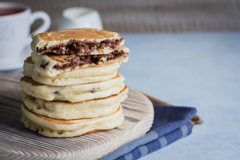 Pancake ripieno di nutella