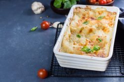 Lasagne radicchio e salsiccia