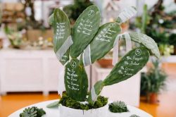 tableau de mariage green