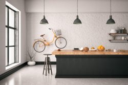 Cucina con penisola