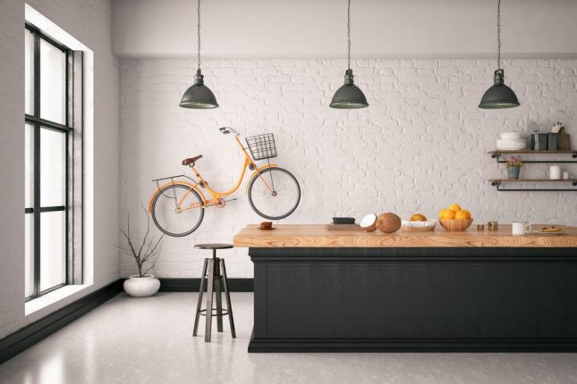 Cucina con penisola