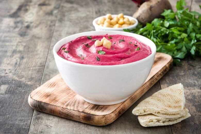 Hummus di barbabietole