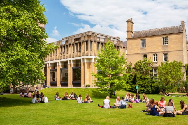 Studenti al College. Oxford.