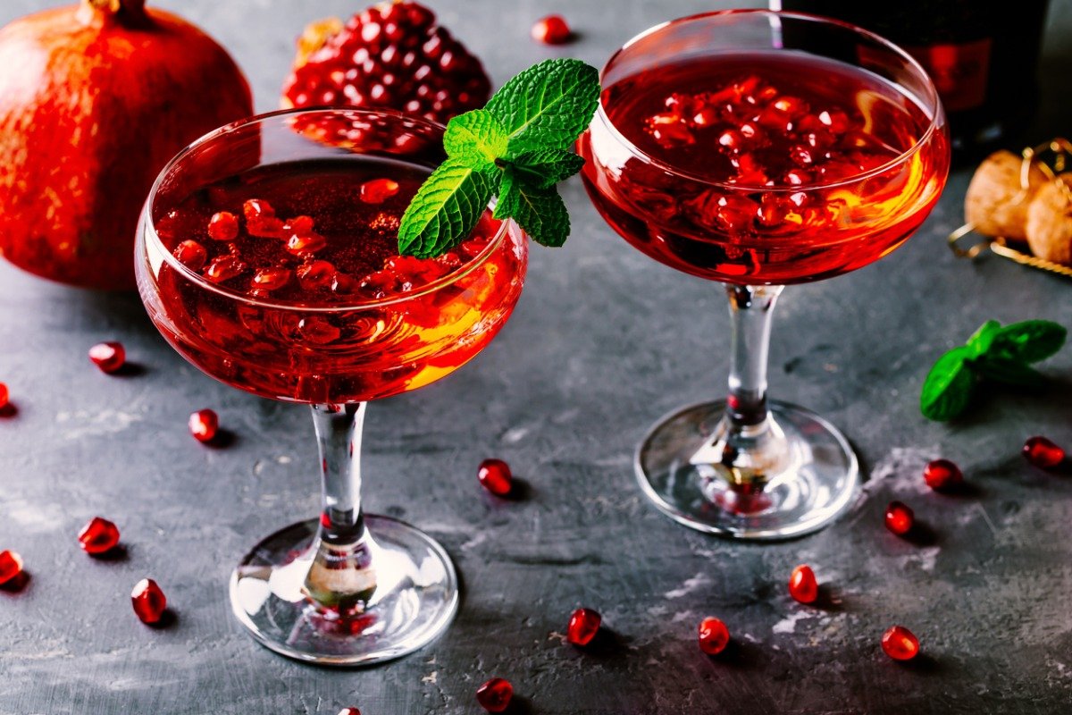 Cocktail con melograno