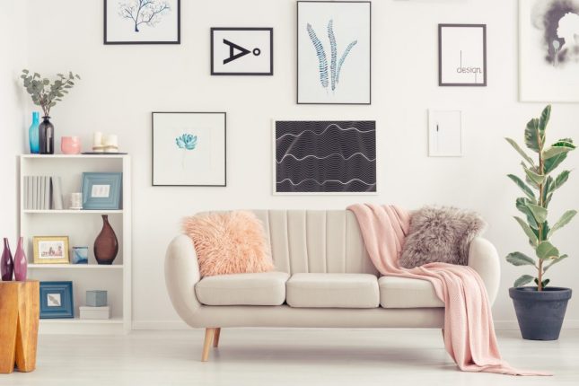 Sofa elegante.