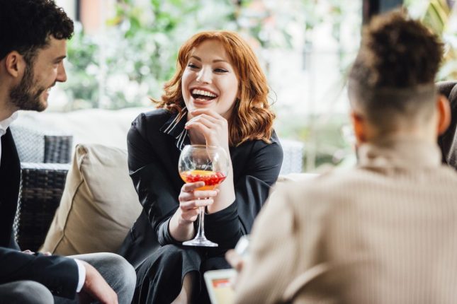 Aperitivo con i colleghi