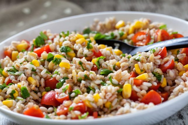Insalata di orzo.