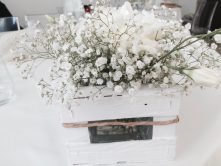 decorazione floreale fai da te shabby chic