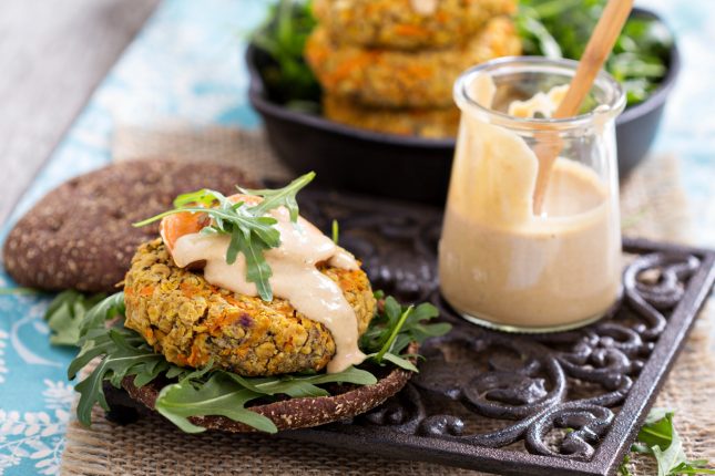 Burger di ceci light