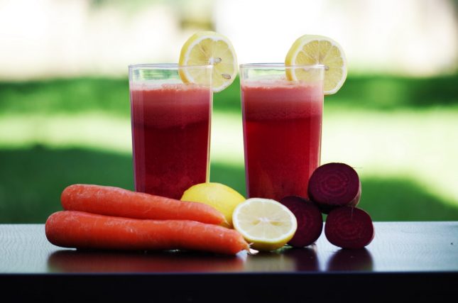 Ricetta detox: centrifuga con barbabietola e prezzemolo