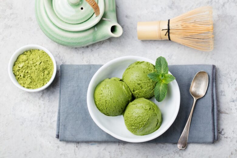 Ricetta gelato al tè matcha come prepararlo con la gelatiera