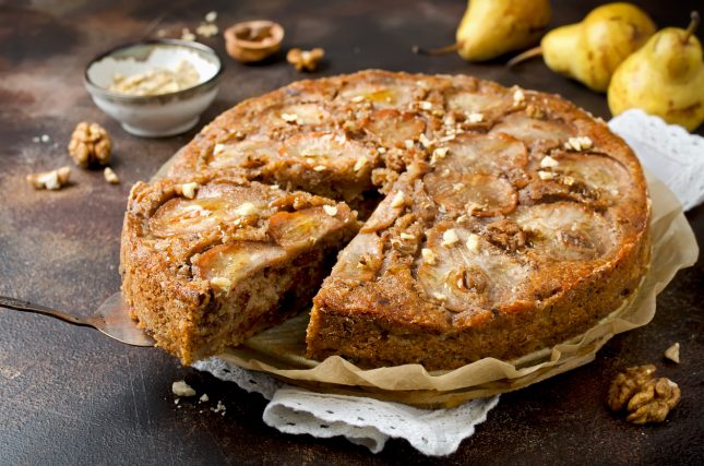 crostata di pere e amaretti