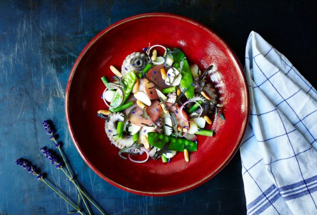 Insalata di moscardini e fagiolini