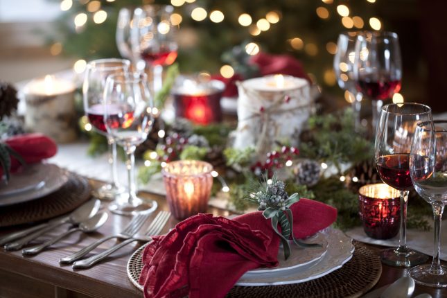 Come apparecchiare la tavola a Natale