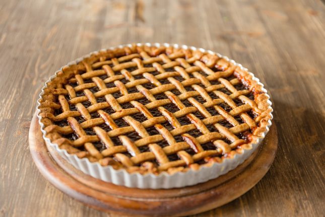 Crostata di castagne
