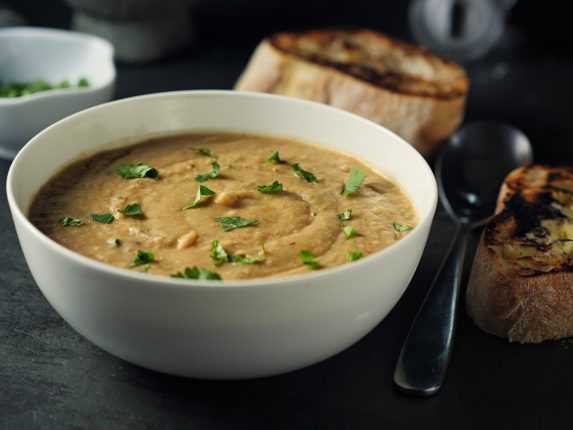Zuppa di ceci e castagne